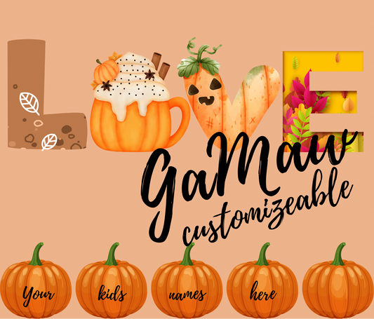 #354 Customizable Fall Love