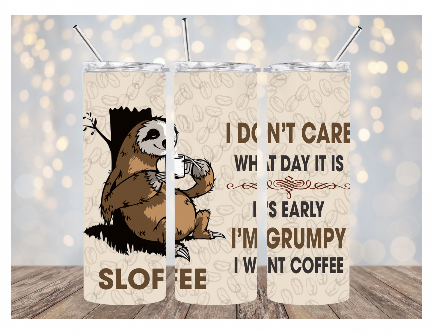 #246 Sloth Tumbler