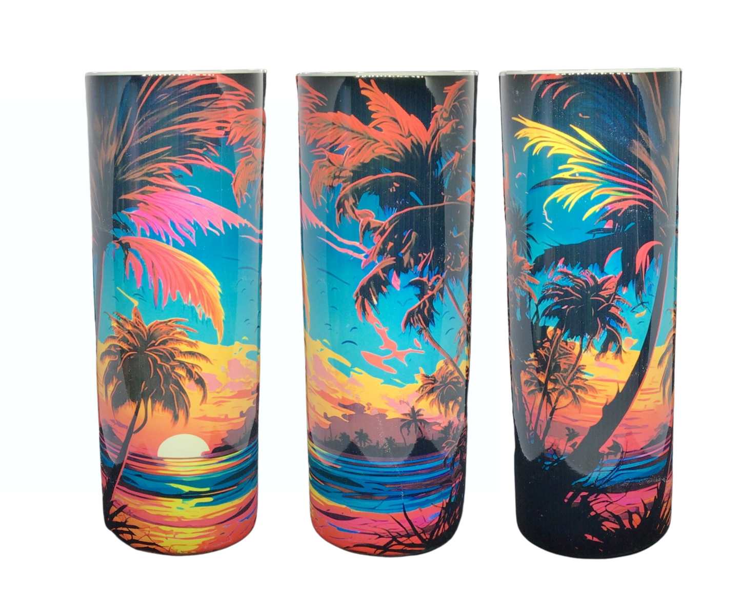 #207 Neon Sunset Tumbler