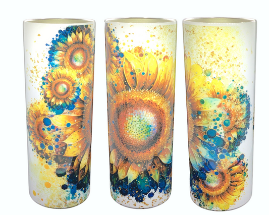 #164 Sunflower (blue and yellow) Tumbler