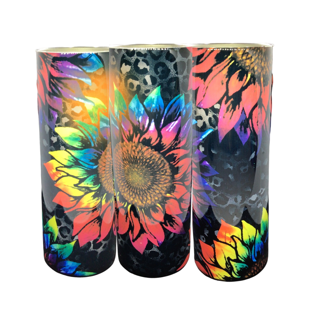 #152 Tie Dye Sunflower Tumbler