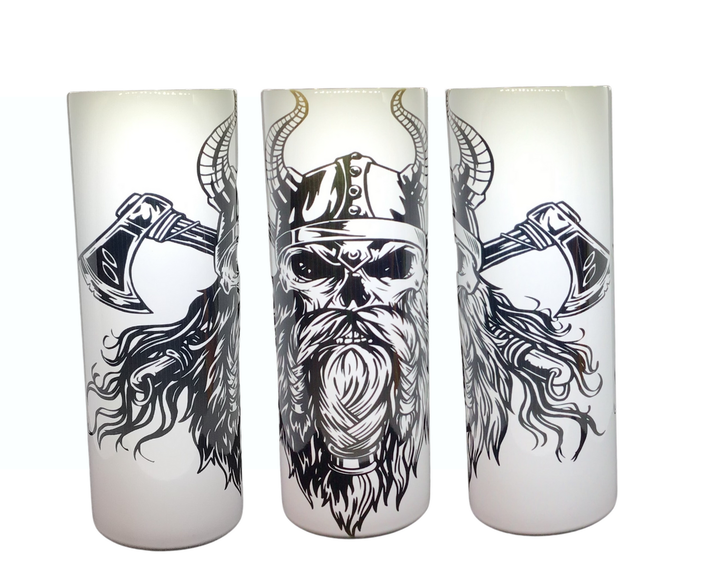 #202 Viking Skull Tumbler