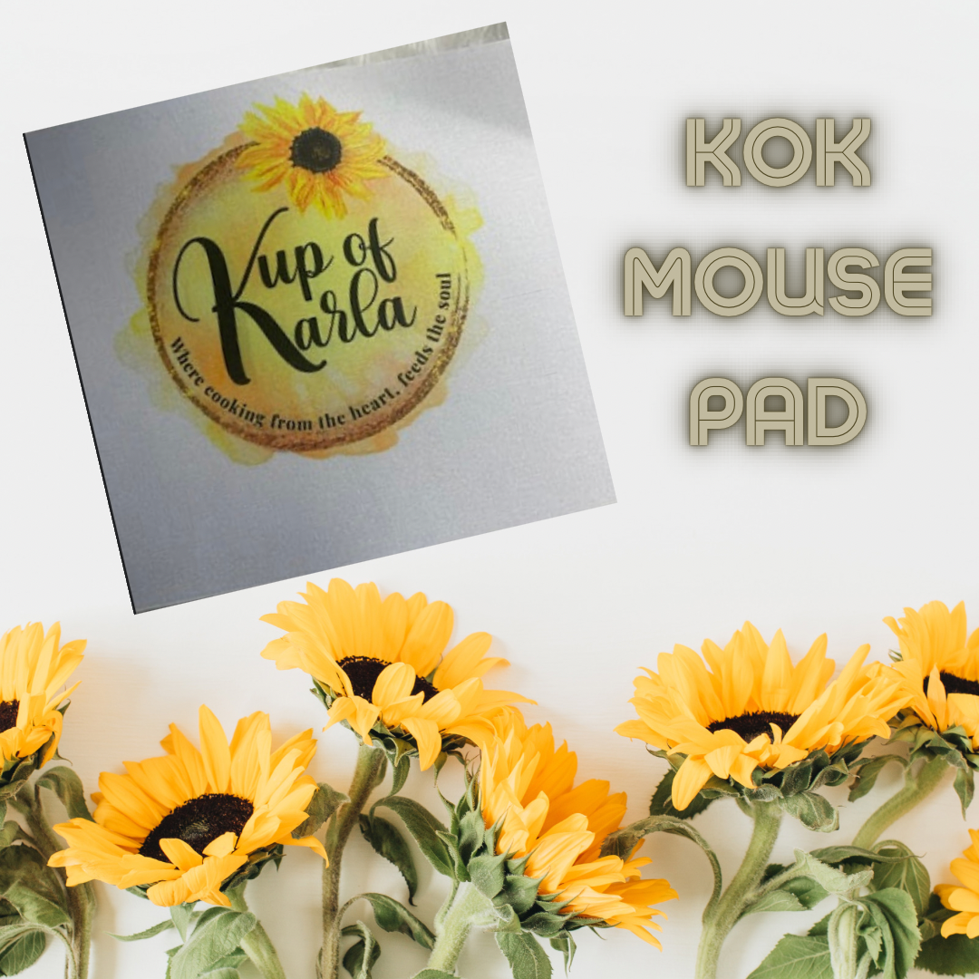 Kup of Karla Logo Mouse pad