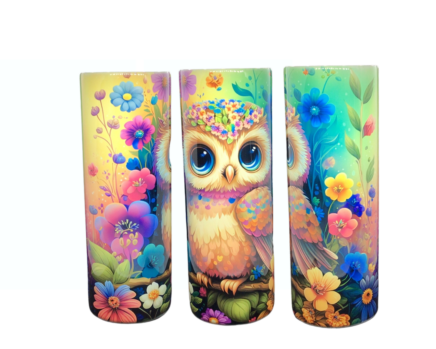 #199 Neon Owl Tumbler