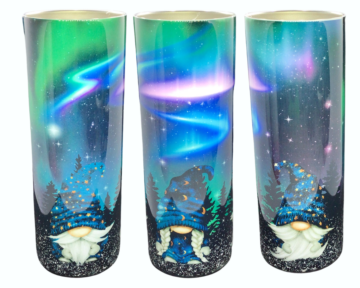 #166 Northern Light Gnomes Tumbler